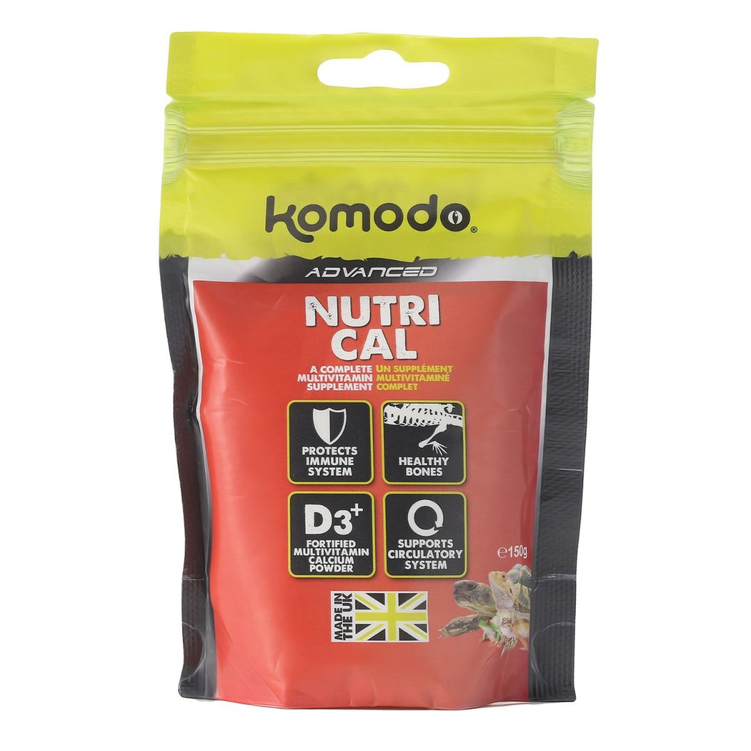 Komodo Nutri-Cal - Multivitamínico completo para Reptiles y Anfibios